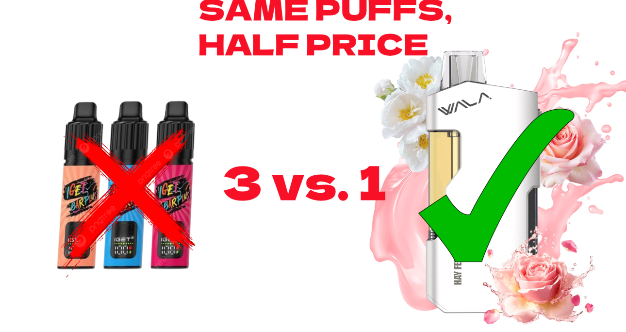 The Real Cost of Vaping in 2025: Why WALA YO 18000 is 3x Cheaper Than IGET Bar Plus?