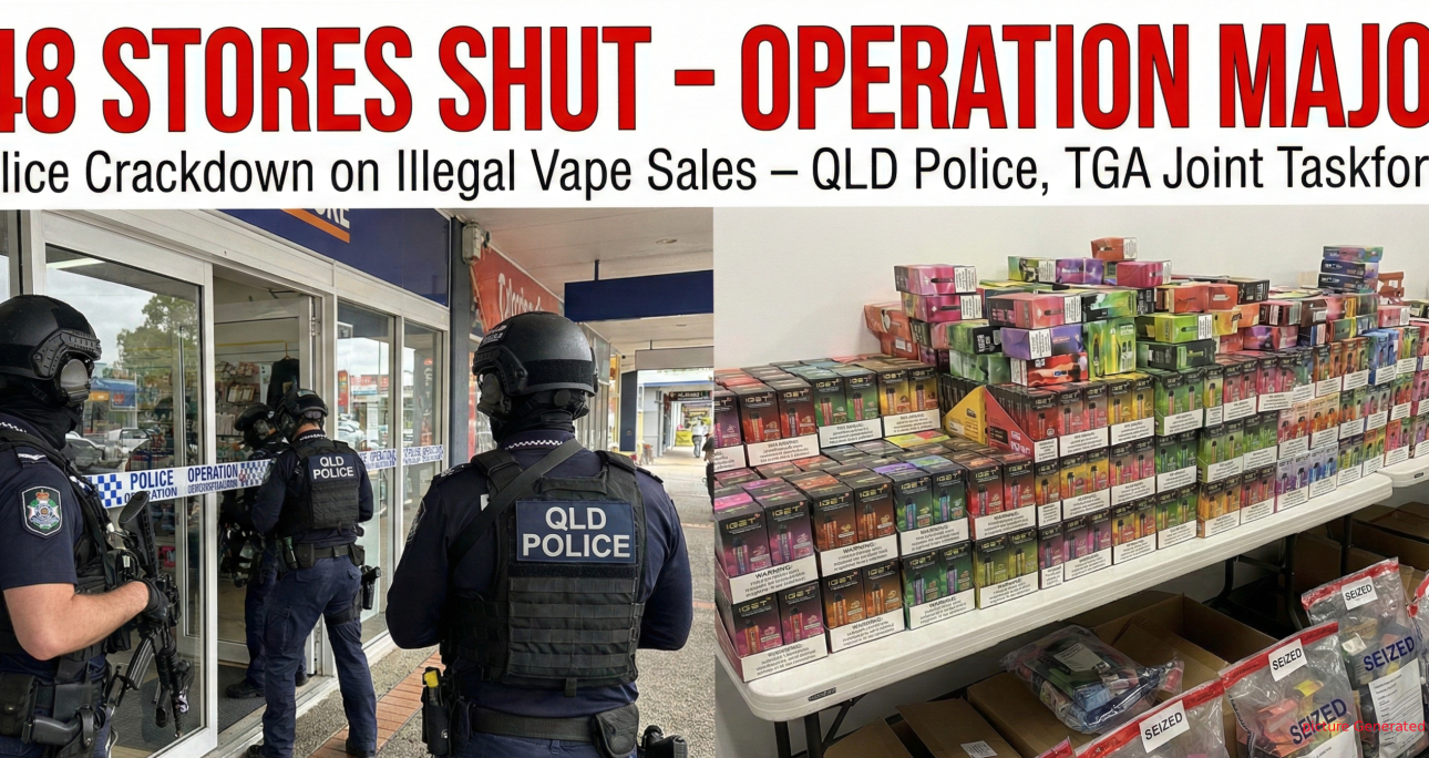 QLD Just Shut Down 150 Illegal Vape Shops — Your IGET Supplier Next?